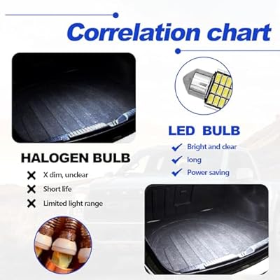 42 PCS Interior Car LED Dome Light Kit, Trunk Door Courtesy License Plate Light, white Super Bright White Dome Map Tail Cab Lights Bulb Kit Set, Car Dome Map Dash Door Trunk Indicator Light