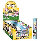 M&M'S Easter Milk Chocolate MINIS Candy Dispenser Tube, 1.77-Ounce Tube 24-Count Box