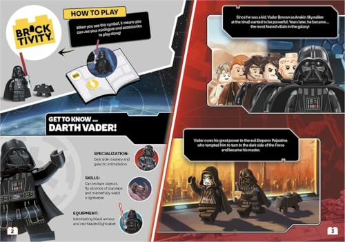 LEGO® Star Wars™: The Dark Lord (with Darth Vader minifigure, lightsaber and exclusive mouse droid mini-build) (LEGO® Minifigure Activity) - Image 2