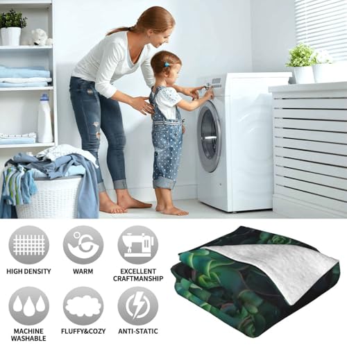 Couverture en peluche compacte et douce pour lit et voyages - 8