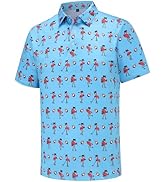 Mens Golf Polo Shirts Short Sleeve Dry Fit Performance Moisture Wicking Casual Funny Golf Polo Sh...