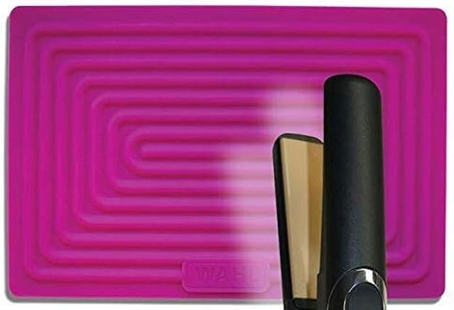 Wahl Silicone Heat Mat, Heat Resistant Mat for Straighteners, Colour Change Mat, Changes Colour when Hot to Clearly Show if Appliance is Switched On or Still Hot
