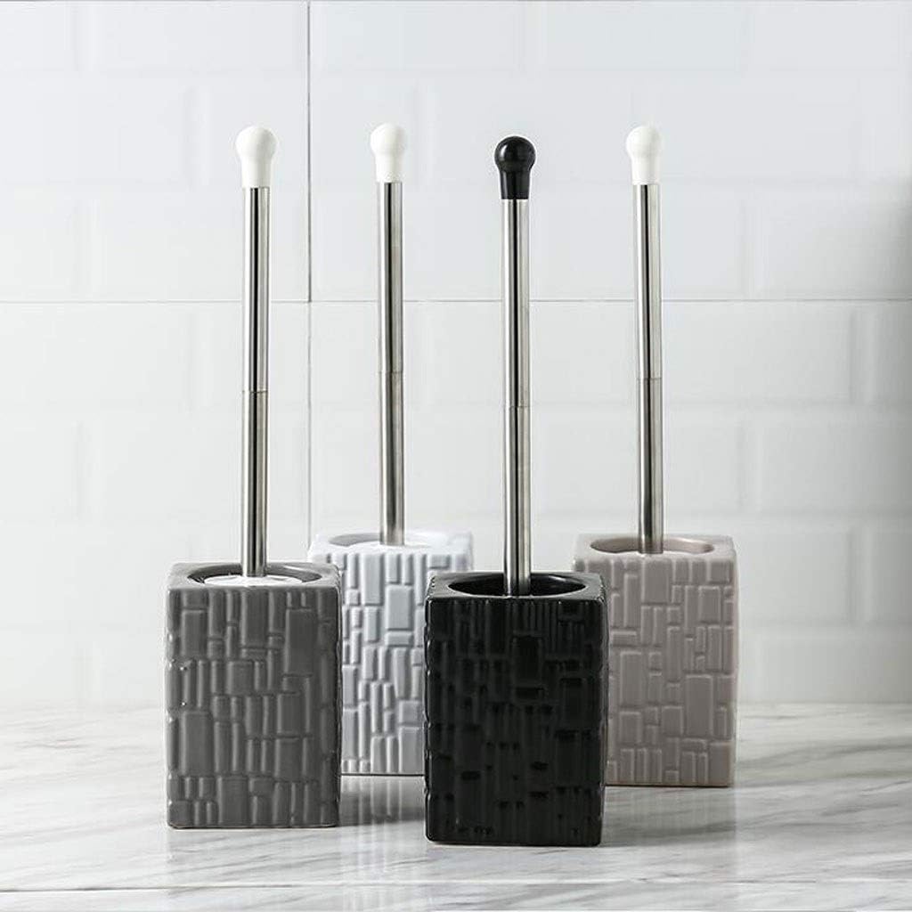 トイレブラシホルダー トイレブラシホルダー 磁器/ステンレススチール トイレブラシ カラフルなトイレブラシ バスルームアクセサリー