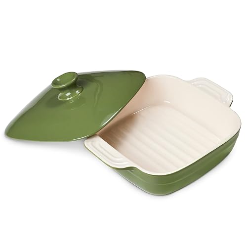DOWAN Casseroles dish with lids, Ceramic Baking Dish With Lid,
