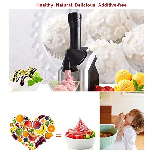 AXNI Eismaschine, Haushaltsfrucht-Dessert DIY-Eismaschine, Hausgemachte Eismaschine FüR Kinder, Glatt Und Lecker/Ohne Zusatzstoffe, Gefrorene Fruchteismaschine – Bild 4