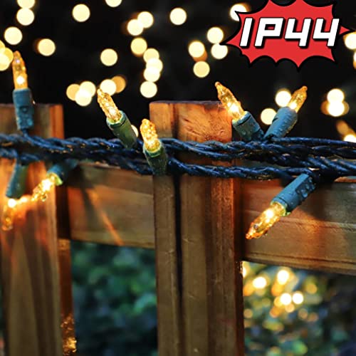 Lamphome Christmas String Light,100 Count Incandescent Mini String Light For Indoor & Outdoor Use (Yellow) #TOP2