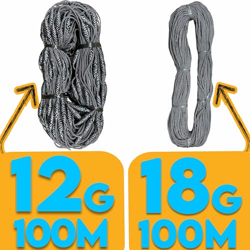 Kit Tralha De Pesca Boia 12g 100m + Tralha Chumbo 18g 100m