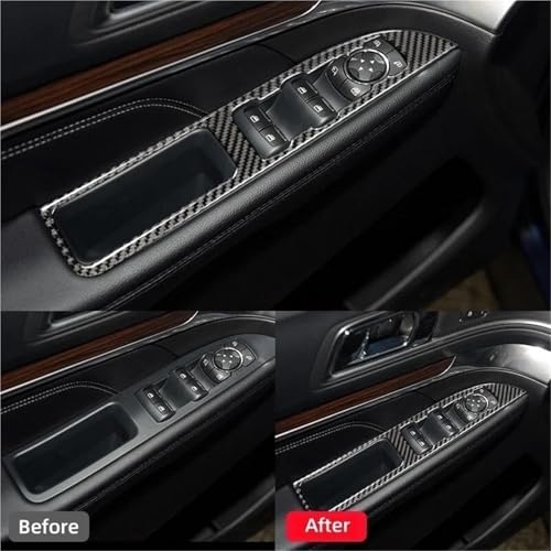 Garniture console centrale Ford Explorer 2013-2019 insert panneau de commande lève-vitre - 3