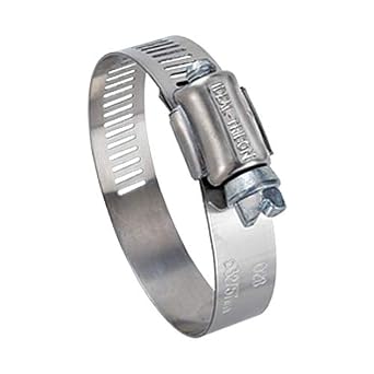 Ideal Tridon 6788651 316 Stainless Steel Clamp,#39;67-6 Series Marine Grade, 1/2" Band, SAE 88 Pack of 10