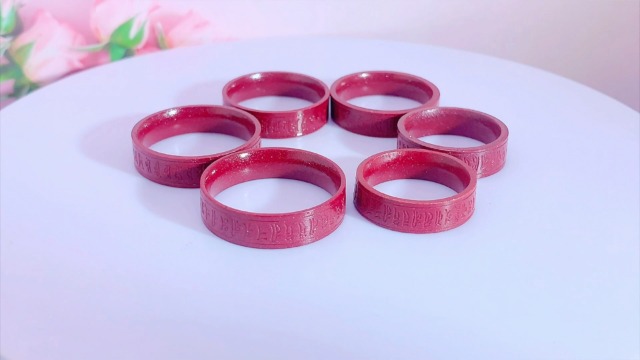 Renning Feng Shui Cinnabar Ring - Wealth & Luck Amulet, Handmade, Sizes 6-13 - View #4