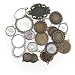 ALL in ONE 20pcs Mixed Cabochon Frame Setting Tray Pendant for DIY Jewelry Making (MIX)