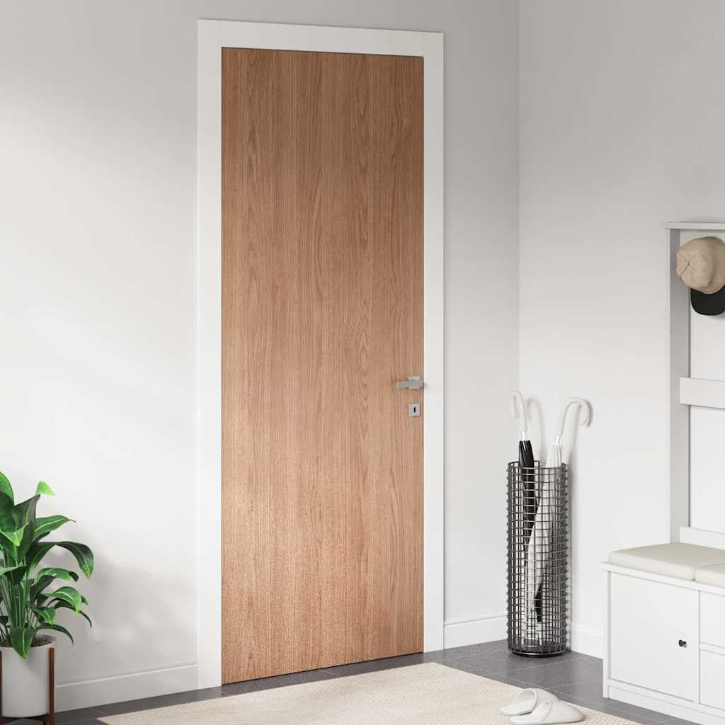 Set di 2 pellicole autoadesive per mobili, rovere chiaro, 500 x 90 cm, in PVC, per mobili, porte, armadi, effetto legno, pellicola decorativa, impermeabile