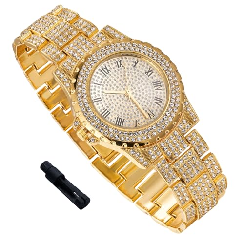 Montre diamant de luxe adolescents pour fêtes et soirées