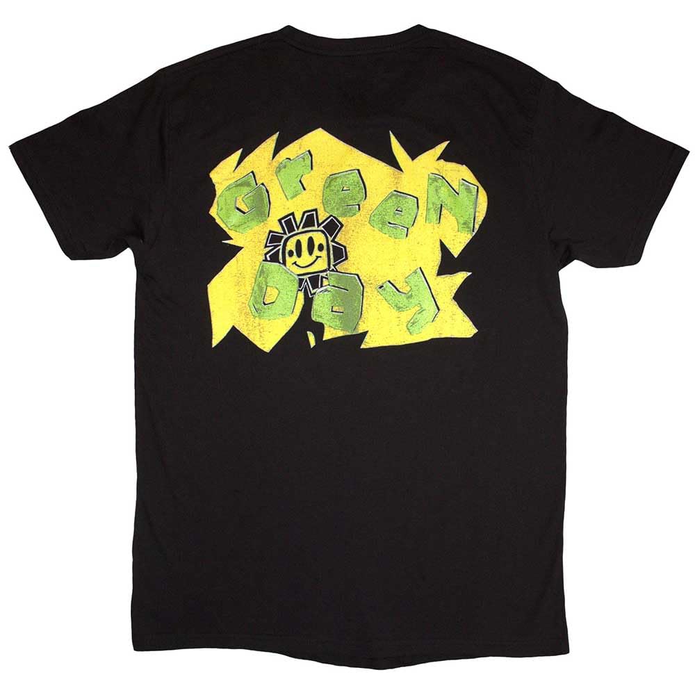 Green Day Psychedelic Kerplunk T-Shirt Black M