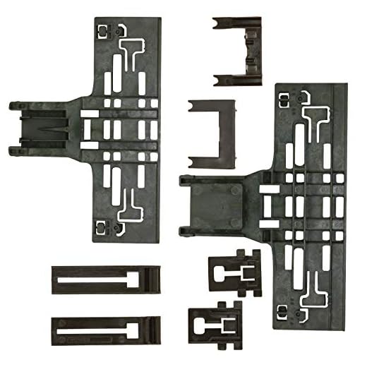 UPGRADED 8 Pack W10546503 Upper Rack Adjuster Kit High Polymer Material W10195839 W10195840 W10250160 Fits for Whirlpool Ken-more Dishwasher Top Rack Adjuster Replacement by Sikawai