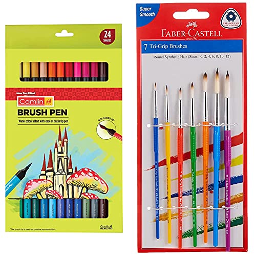 camlin brush pen 24 shades mrp