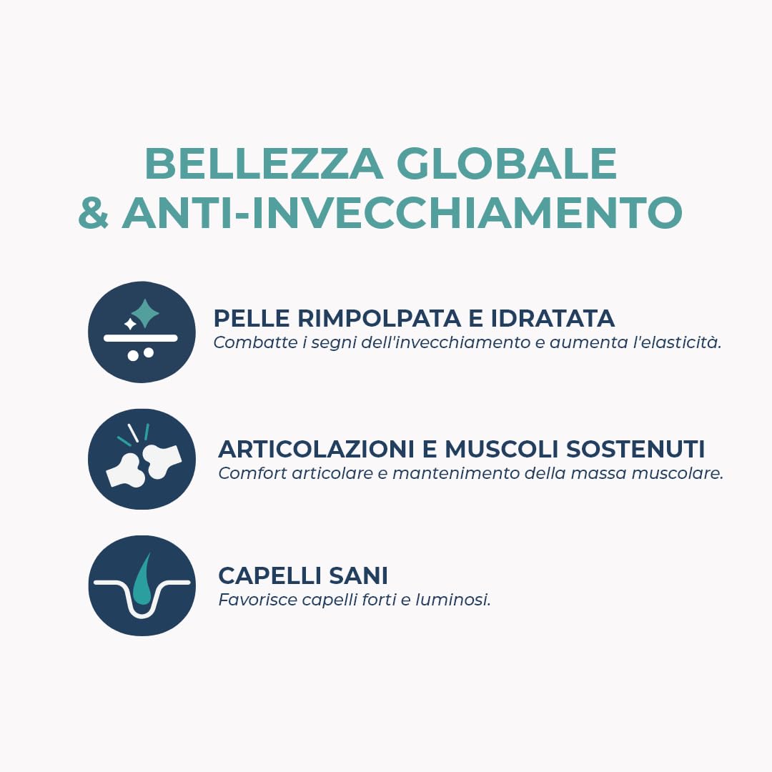 INOLAB collagene marino con acido ialuronico | Peptidi di Collagene idrolizzato 2000 Da | Collagene da bere in Polvere con Vitamina C Naturale | 45 Dosi 242g | Aroma naturale Limone