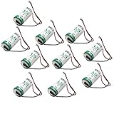 10x SAFT LS26500_WIRE Size C 3.6V 7700mAh Lithium Cell for Smart Munitions, Intrusion Sensors, Invisible Fencing, RFID Tracking, Asset Tracking, Theft Prevention SAFT MFG PN 700068