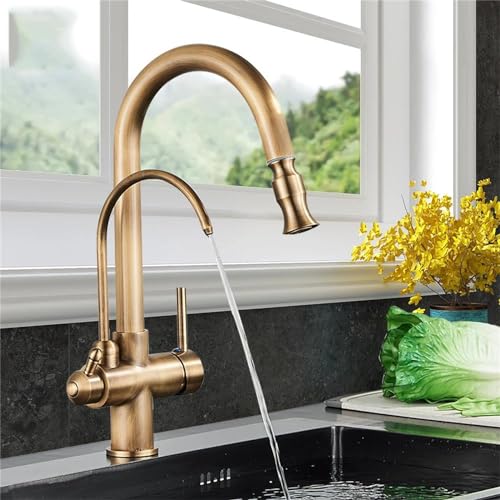 Mitigeur pivotant à 2 voies or b pour eau filtrée