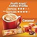 Nescafe 3 in 1 CARAMEL Coffee Latte - Instant Coffee Packets - Single Serve Flavored Coffee Mix
