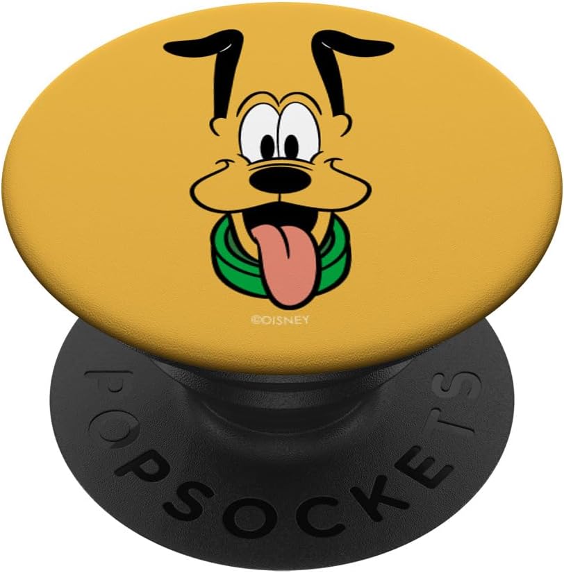 Disney Pluto Big Face PopSockets PopWallet for MagSafe
