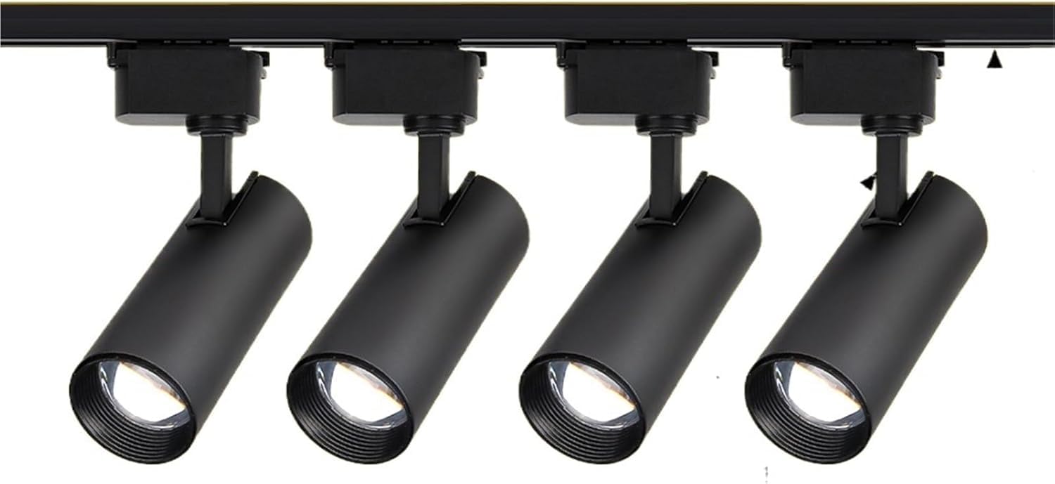 YYLUOYANG Ceiling Spotlights Track Lighting Dimmable Track Light 180-265V Ceiling Lamp 20W Wall Spotlight Lighting Fixture for Clothing Store Living Room Home(Warm Light)