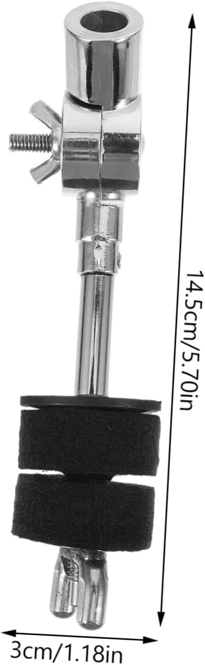 Cymbal Boom Arm Connector Cymbal Stacker Mount for Drum Durable Extension Holder for Enhanced Stability Easy Installation Drum Accessory