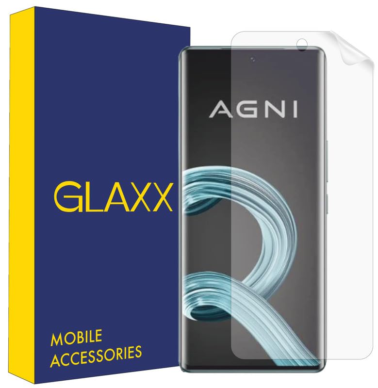 Glaxx Matte Finish Screen Protector for Lava Agni 2, Self Healing Unbreakable Hydrogel Soft Film Anti-Scratch [Not A Tempered Glass] (B0CLDXT1Y9) Amazon Price History, Amazon Price Tracker