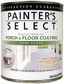 True Value USGF10-QT Painters Select Dark Gray Pastel Base Interior/Exterior Urethane Fortified Porch and Floor Coating, 1-Quart