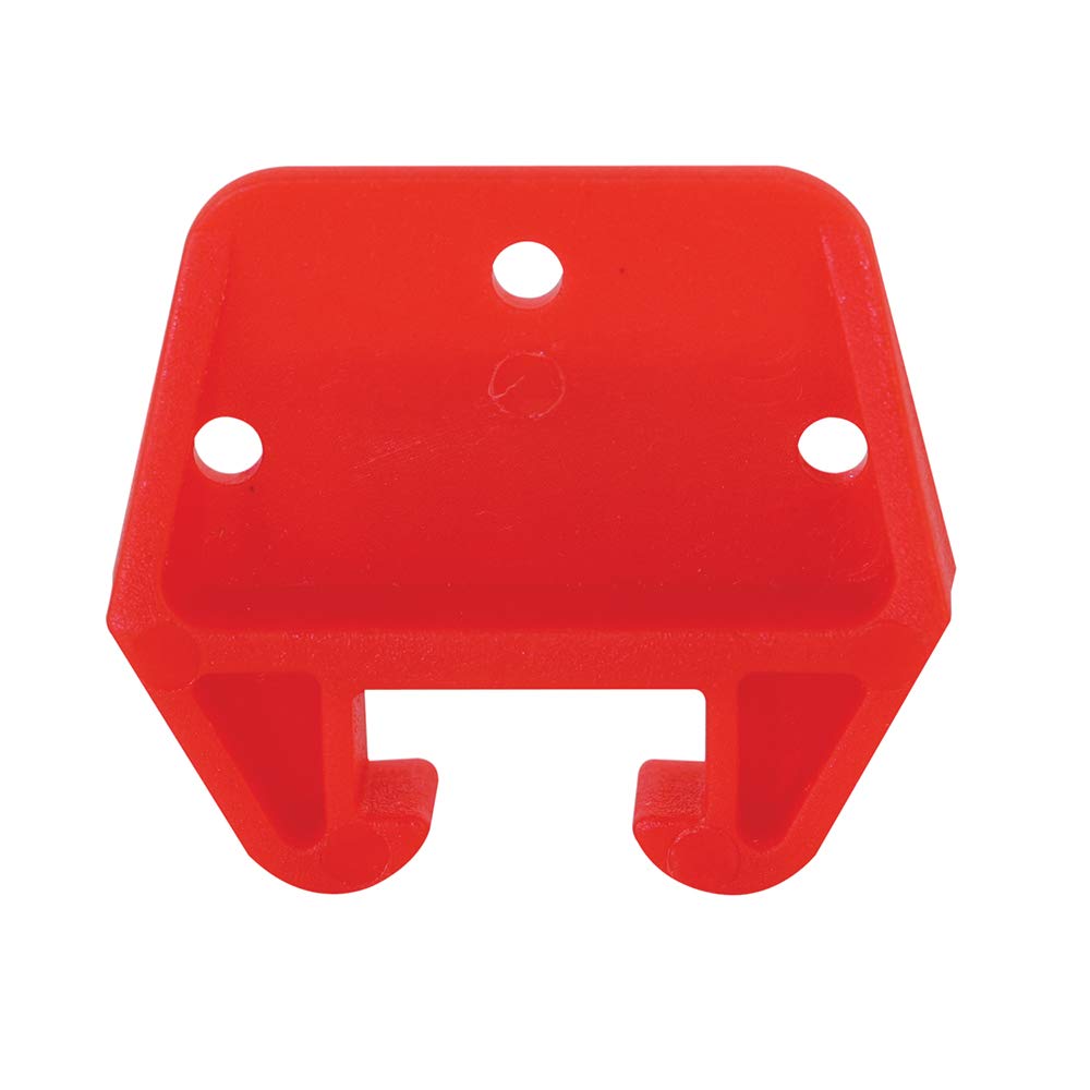 Prime-Line MP7082 1/4 In. x 7/8 In., Red Drawer Guide Kit (10 Pack)