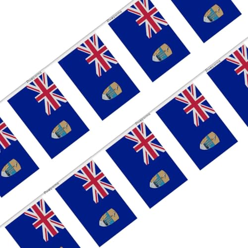 Guirlande drapeau Sainte-Hélène 50 pièces pour grand événement public