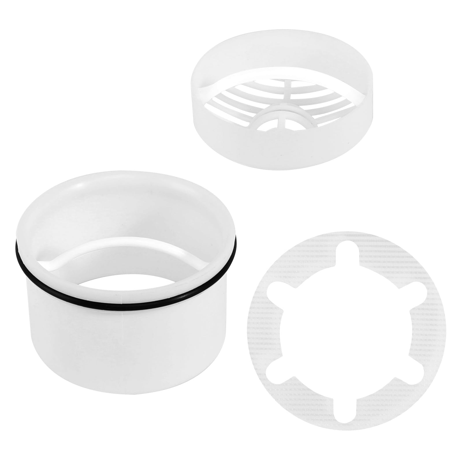 Haarsieb Tauchrohr für Dusche Ablaufgarnitur Set, Haarsieb für Dusche Ersatz Tauchrohr Haarfänger Dusche, Kompatibel 6960, 6963, 6961, 6962 Haarfilter Siebeinsatz Duschablauf Siphon