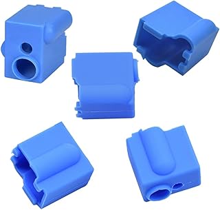5-Pack Volcano Hotend Block Silicone Sock Cover 300C High Temperature Compatible with Vyper Kobra Max/Kobra Plus 3D Printer Artillery Sidewinder X1 X2 Genius Titan Extruder Hotend