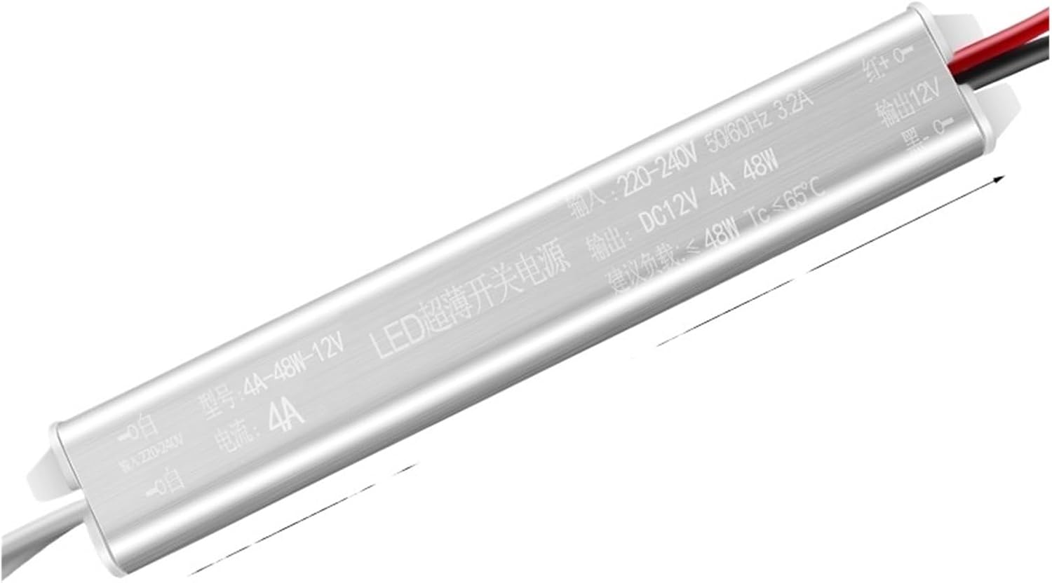 Switching Power Supply 24v Transformer 220 to 12v DC Light Box led Low Voltage Light Strip Special Linear lamp(12V4A48W)