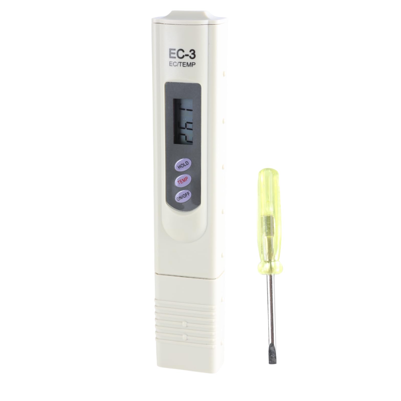 Misuratore di conducibilità elettrica, misuratore digitale 1-9990µS portatile tester di conducibilità elettrica e misuratore di temperatura portatile penna di prova