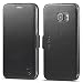 Galaxy S6 Edge Plus Case, SHIELDON Genuine Leather Wallet Phone Case [Card Slot] [Flip] [Wallet] Slim Carry-all Case - for Samsung Galaxy S6 Edge Plus Devices - Black