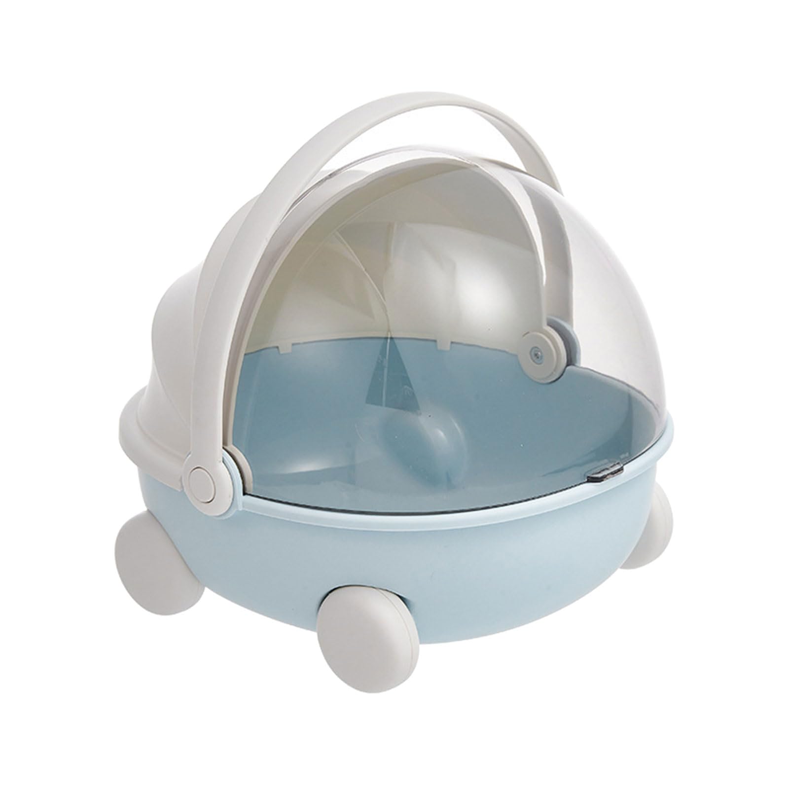 Kangnice Sturdy Cradle Shape Box Featuring Flipping Cover for Organizing Toy Stationery and on Desktop Front School Supplies Box