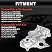 USTAR M526 Engine Oil Pump and Timing Cover Assembly Compatible with Hyundai Accent Elantra GT Sonata Tucson Veloster Kia Forte Forte Koup Forte5 Optima Rio Soul 1.6L L4 Replace# 21350-2B701