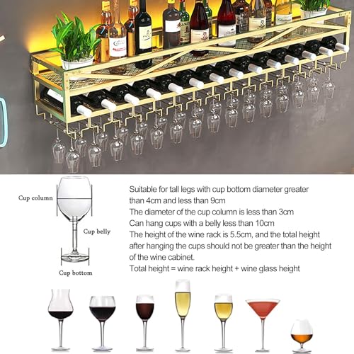 Casier à vin mural avec support verres pour optimiser le rangement du bar