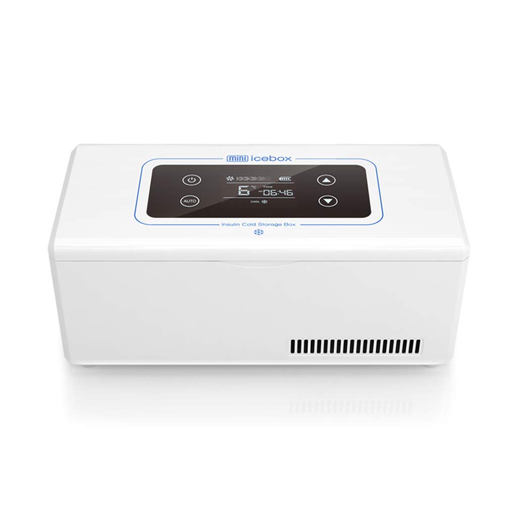 AiYe Mini FridgesPortable Insulin Cooler Refrigerated Box/Medicine Refrigerator/Drug Reefer/Small Refrigerator Battery Working 8 Hours