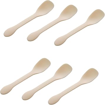 100PCS Tasting Spoons Ice Cream Dessert Taster Spoons Plastic Mini Spoons Disposable Dessert Spoons for Ice Cream Cake Jelly Pie Yogurt Dessert Yellow