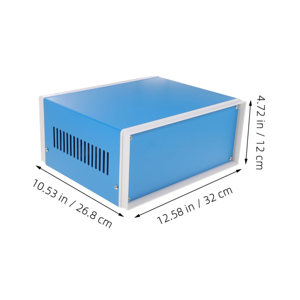 Caja Metálica Fácil de Instalar Adecuado para Estaciones de Metro Tornillos para Proyecto Eléctrico y Dispositivos de Medición