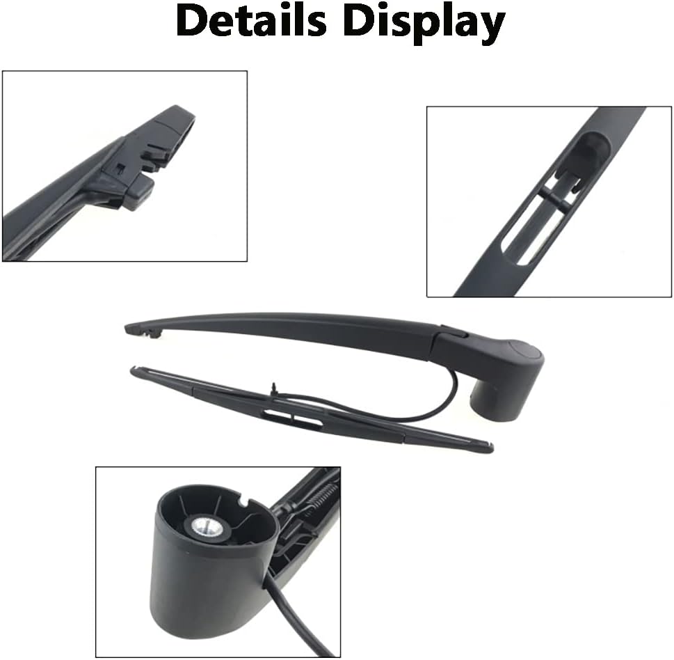 Rear Winshield Wiper Blade Arm, Compatible with Chevy Trailblazer 2007-2009, Rear Wiper Arm Blade Replacement