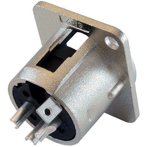 GLS Audio XLR macho 3 pines - Panel Mount 20 unidades miniatura 3
