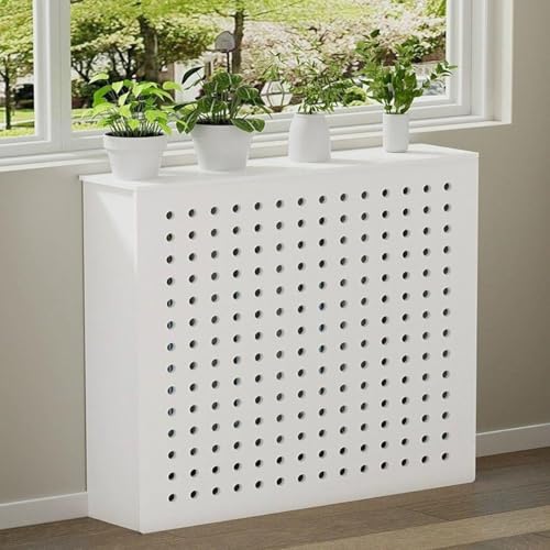 Cubierta de radiador moderna mdf blanco para el hogar y decoracion de salon 7