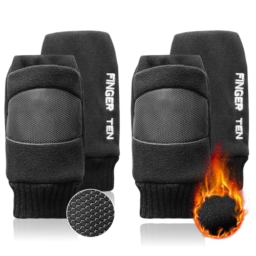 FINGER TEN Winter Golf Gloves Men Mitts Cart Mittens Both