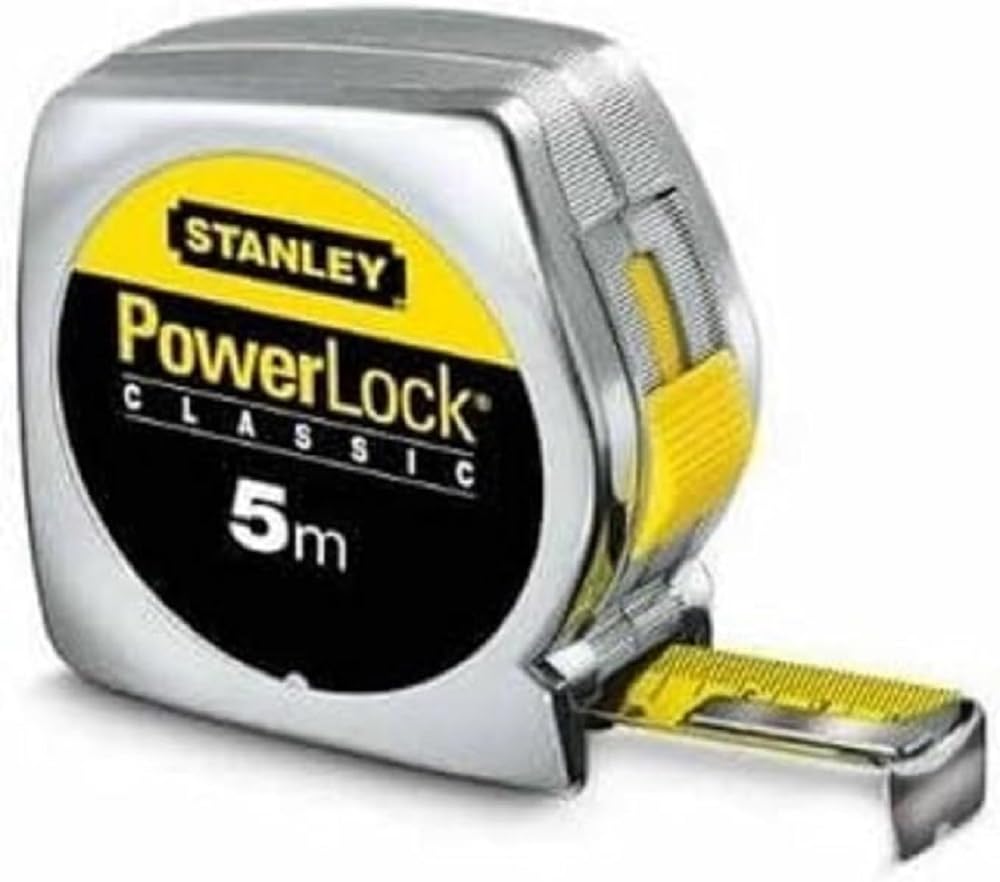 STANLEY Powerlock Flessometro 5m - Nastro In Acciaio 19mm, Rivetto Pieno - Foto 8
