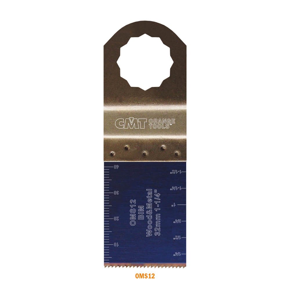 CMT OMS12-X50-32 mm Hoja de sierra de Inmersion y Perfiladora para madera y Metal
