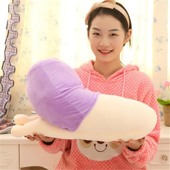 Knee Pillow, Realistic Plush Body Pillow, Cushion, Cute Toy, Bedding, Room, Interior Decoration, Shop Decoration, Gift Present 19.7 x 11.8 inches 50 x 30 cm, Purple