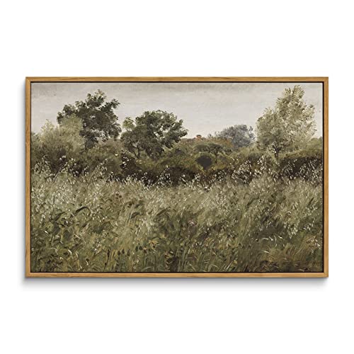 InSimSea Framed Canvas Wall Art Vintage Decor, Room Decor Wi